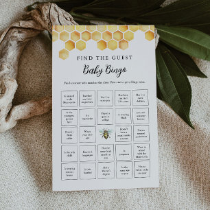 CALLA Honey Bee Finde das Baby Bingo Game