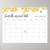 CALLA Honey Bee Guess The Ankunft Date Game 16x20 Poster (Vorne)