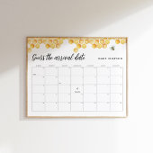 CALLA Honey Bee Guess The Ankunft Date Game 16x20 Poster