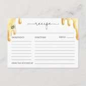 CALLA Honey Bee Recipe Begleitkarte (Vorderseite)