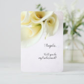 Calla lickt mit Text Space Braut laden Ankündigung (Stehend Vorderseite)