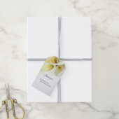 Calla lickt mit Textraum Geschenkanhänger (Mit Garn)