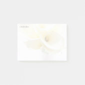 Calla liegt in der Vase verblassen Post-it Klebezettel (Vorderseite)