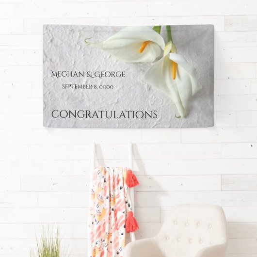 Calla liegt mit Platz für Text Banner (Insitu)