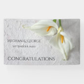 Calla liegt mit Platz für Text Banner (Horizontal)