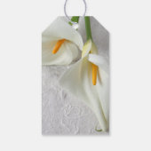 Calla liegt mit Platz für Text Geschenkanhänger (Rückseite)