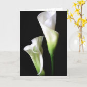 Calla-Lilie 2 Karte (Gelbe Blume)