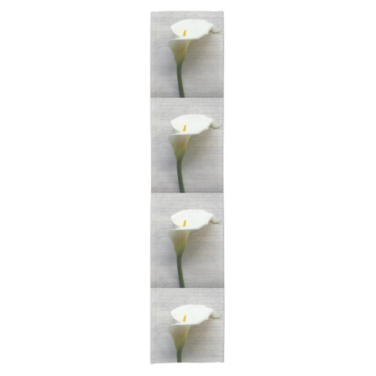 Calla Lilie auf Handschrift Tischläufer (Vorderseite)