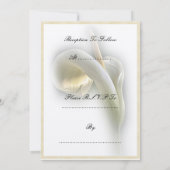 Calla-Lilie - Einladung (Rückseite)