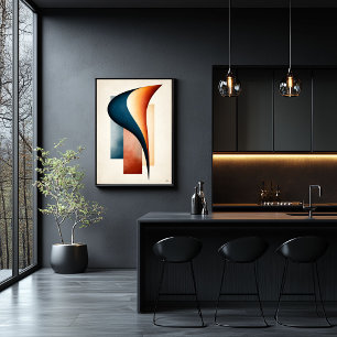 Calla-Lilie Flow Japandi Minimalist Botanisch Poster