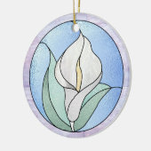 Calla-Lilie Keramikornament (Links)