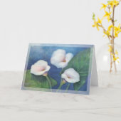 Calla-Lilie Notecard Karte (Gelbe Blume)