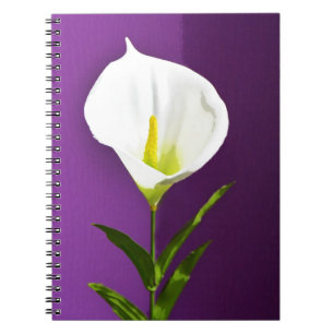 Calla Lilie Notizblock