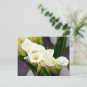 Calla Lilie Postcard Postkarte (Stehend Vorderseite)