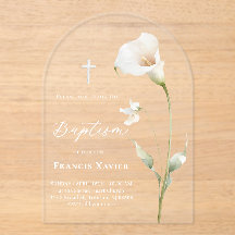 Calla-Lilie Taufe