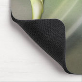 Calla-Lilie und Schmetterling Mousepad (Ecke)