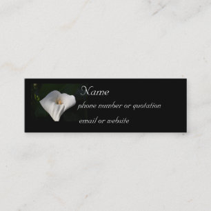 Calla-Lilie - Visitenkarte