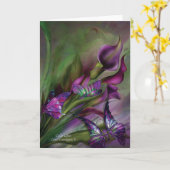 Calla-Lilien ArtCard Karte (Gelbe Blume)