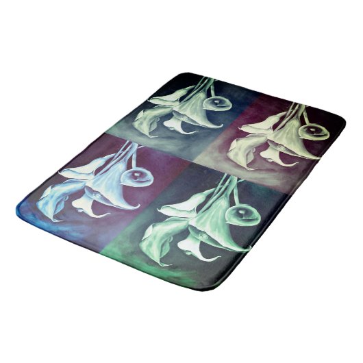 Calla-Lilien Badematte (Schrägansicht)