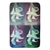 Calla-Lilien Badematte (Vorderseite Vertikal)