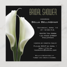 Calla Lilien Bridal Dusche Einladung