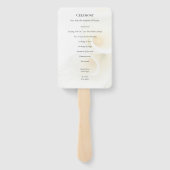 Calla Lilien Fächer (Rückseite)