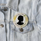 Calla-Lilien-Gedenkfoto-Button Button (Beispiel)