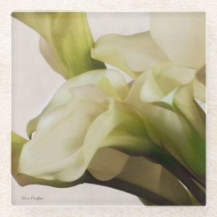 Calla-Lilien-Glas-Untersetzer Glasuntersetzer