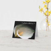 Calla-Lilien-Gruß-Karte Karte (Gelbe Blume)