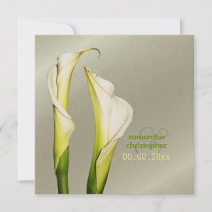 Calla Lilien/Hochzeit Einladungen