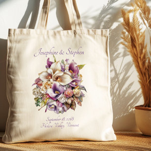Calla Lilien Hochzeits Willkommens-Tasche Tragetasche