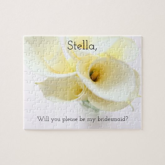 Calla-Lilien in Vase Puzzle (Horizontal)