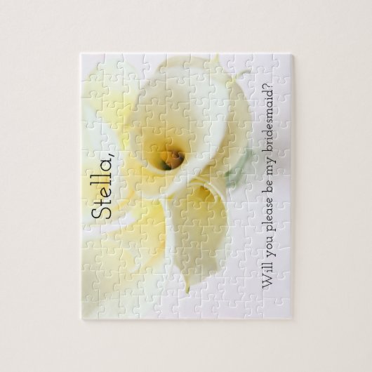 Calla-Lilien in Vase Puzzle (Vertikal)