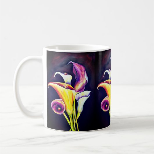 Calla-Lilien Kaffeetasse (Links)
