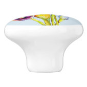 Calla-Lilien Keramikknauf (Seitenansicht)