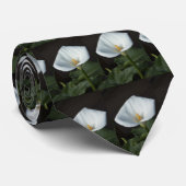 Calla-Lilien-Krawatte Krawatte (Gerollt)