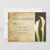 Calla Lilien LARGE UAWG für 12x18 Einladungen (Rückseite)