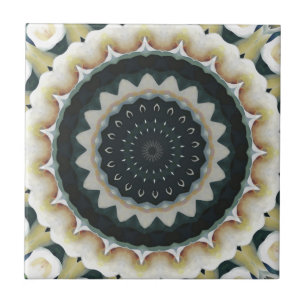 Calla-Lilien-Mandala Fliese
