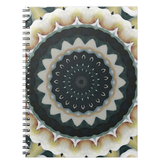 Calla-Lilien-Mandala Notizblock (Vorderseite)