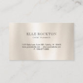 Calla-Lilien-Minimalistische Visitenkarte (Rückseite)