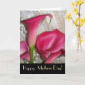 Calla-Lilien-Mutter-Tageskarte Karte (Gelbe Blume)