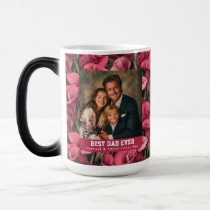 Calla Lilien Natur Stolzer Vater Pop Familie Verwandlungstasse