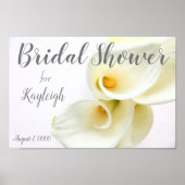 Calla Lilien Poster (Vorne)