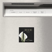 Calla-Lilien speichern das Datumsfenster Magnet (In Situ (Geschirrspüler))