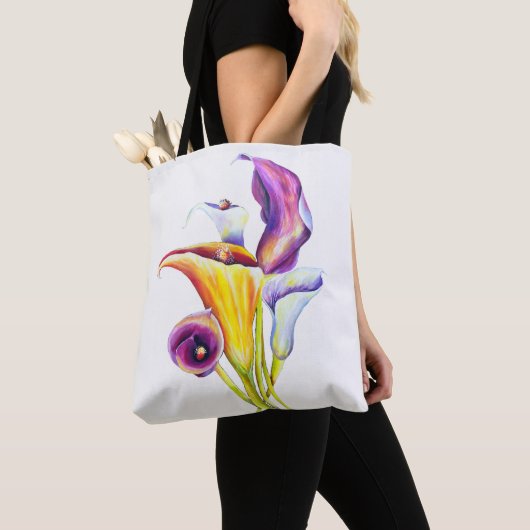 Calla-Lilien Tasche (Von Nahem)