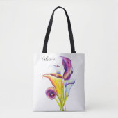 Calla-Lilien Tasche (Vorderseite)
