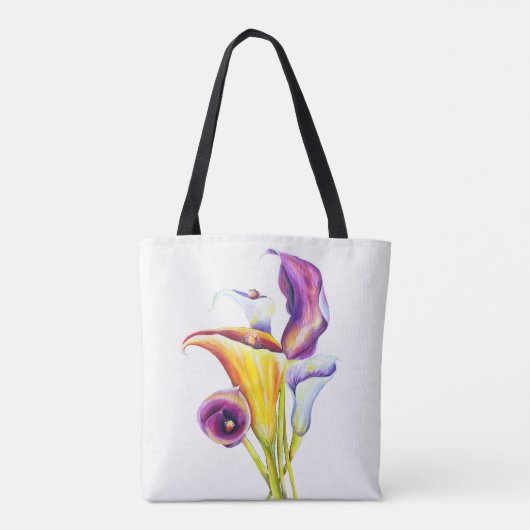 Calla-Lilien Tasche (Rückseite)