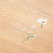 Calla-Lilien-Tisch 2 Acryleinladungen (Ablage )