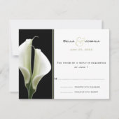 Calla Lilien UAWG RSVP Karte (Vorderseite)