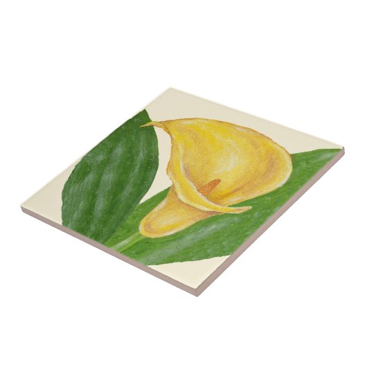 Calla-Lilienfliese Fliese (Seite)